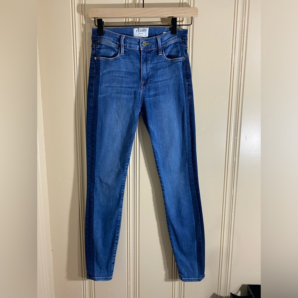 Frame Denim Women’s Le High Skinny Crop Size 25